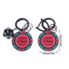 Ceramic Chip Lucky Dice Keychain Gaming Club Chip Pendant Multi Functional Round Chip Key Holder Pendant Keyring