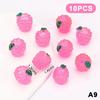 10Pcs Fruit Filled Resin Lovely Stress Relief Toy Soft Slow Diy Rising Deformable Squeeze Fidget Sensory Toy