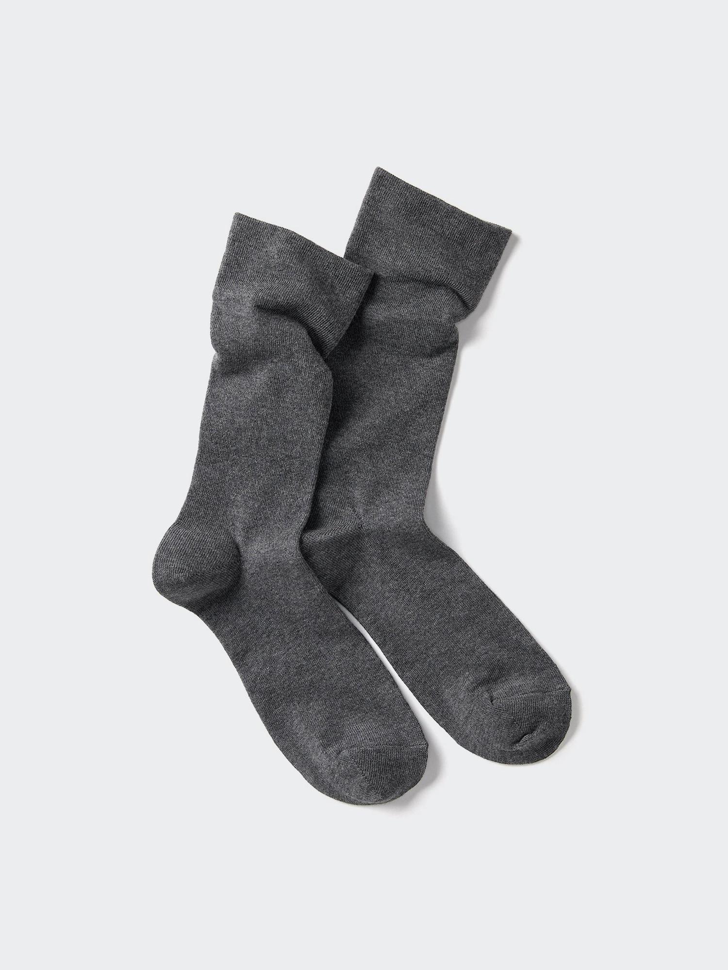 

Носки Uniqlo Мягкая посадка 08 DARK GRAY/MEN 2729