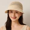 Korean-Style Women'S Open-Top Sun Hat Summer Outdoor Breathable Design Face Slimming Hollow Sun Protection Hat