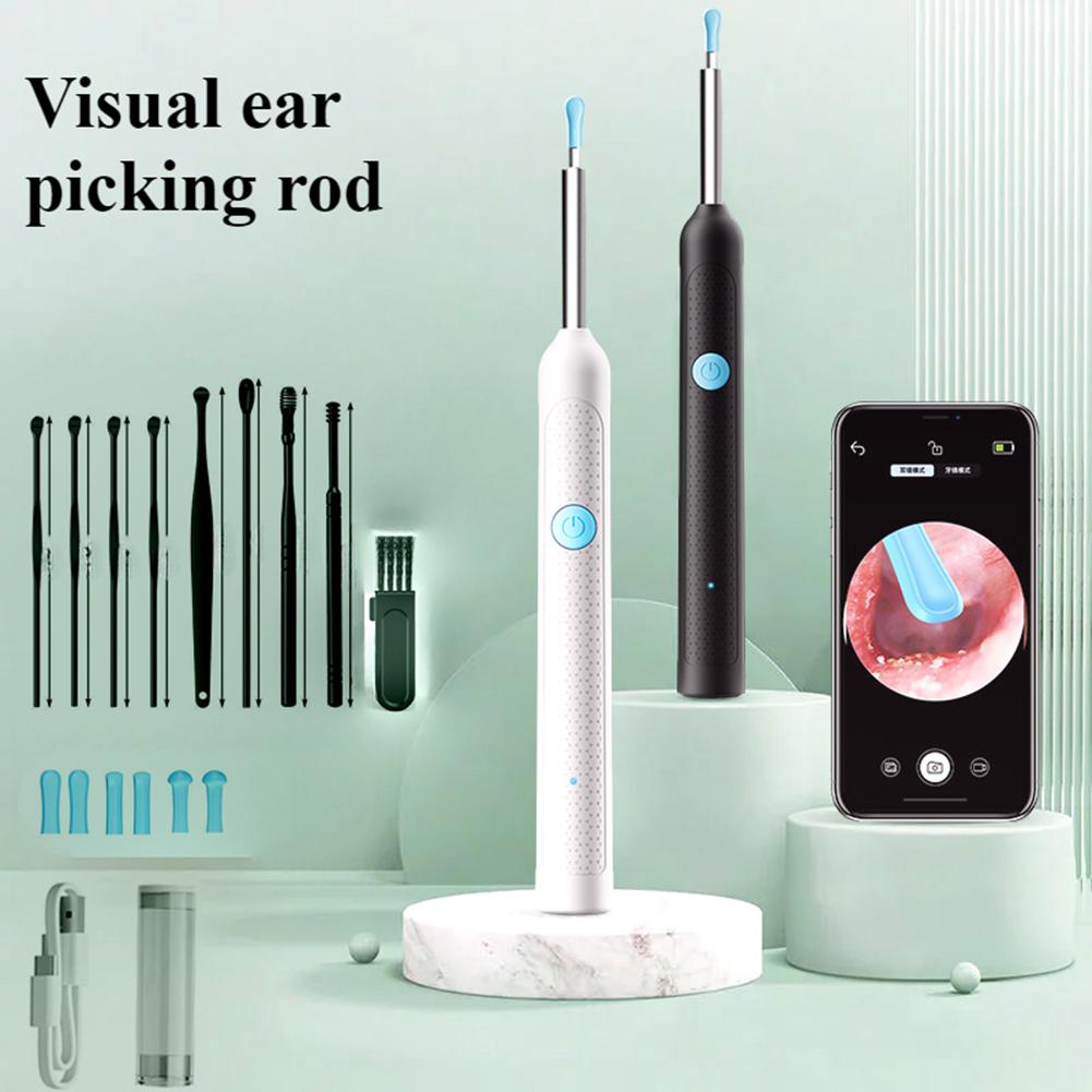 Smart Visual Ear Cleaner Set with Camera Wax Removal Tool Rechargeable Endoscope Earpick Health Care Set