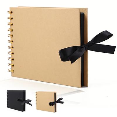Photo Albums for DIY Craft, Idol Picture, Wedding, Birthday, Memorial, Graduation Gift with 2 Color and 30 Pages