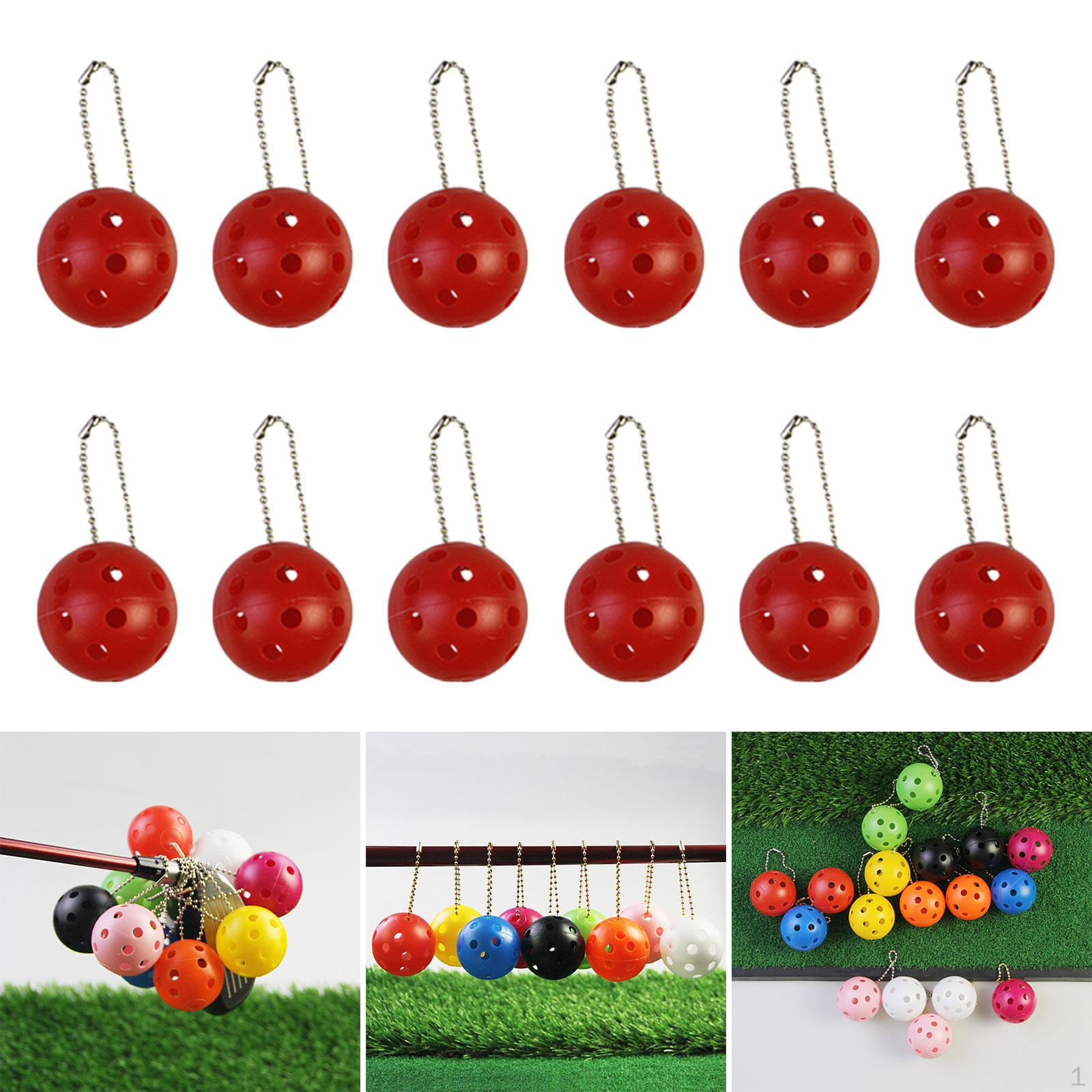 

12 шт., брелок для ключей Pickleball, сумка, подвеска, портативные подвески, орнамент, металлический брелок для ключей Red