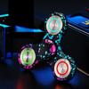3 Colour Luminous Metal Fidget Spinner Camouflage Triangle Hand Spinner Fidget Playthings designed for Adult Office Stress Reliever Playthings