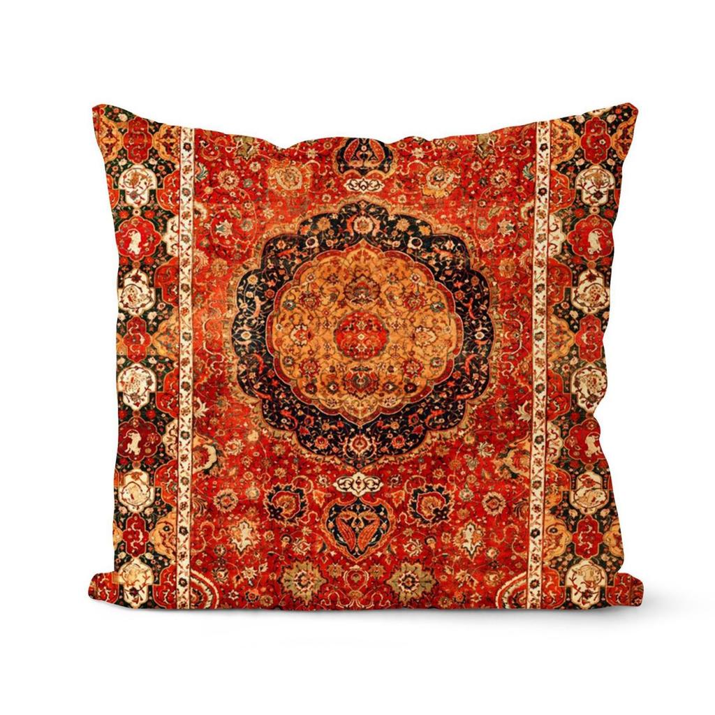 Ethnic Style Throw Pillow Cover Retro Abstract Decoration Home Bedroom Living Room Sofa Cushion Pillow Cover