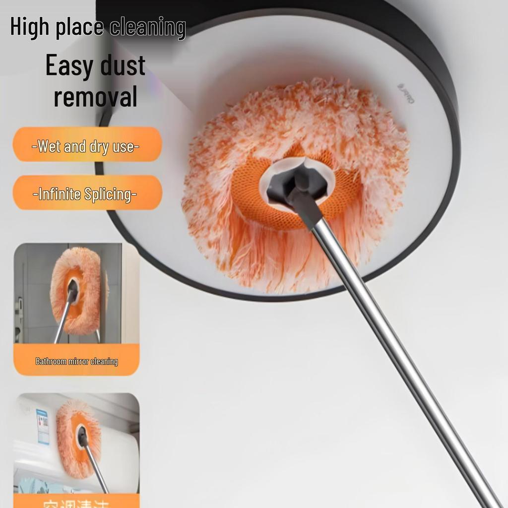 Sonnenblumen-Mopp: Vielseitiges Reinigungswerkzeug für Böden, Decken, Glas und Autos