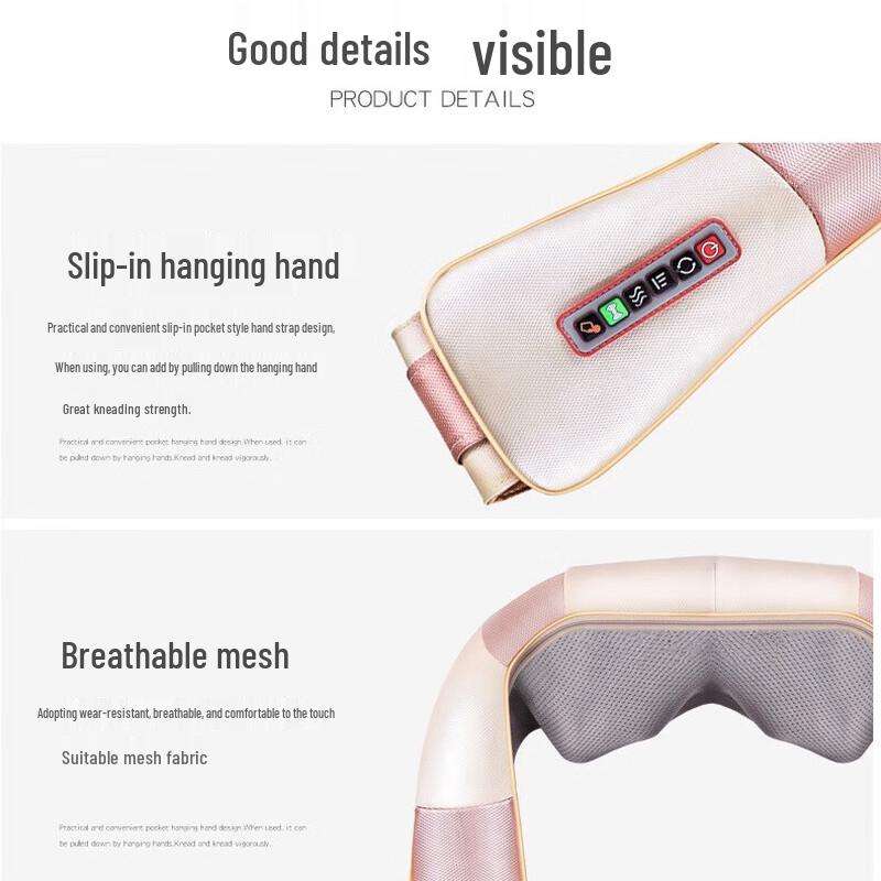 Yingerde Shoulder and Neck Kneading Massager with Heat