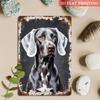 Tin Sign  Printing Black White Dalmatian Dog Portrait Vintage Rusty Metal Plaque Wall Decor for Home Bar Garage Cafe Posters Art