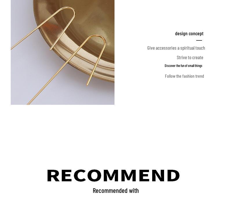 European & American Minimalist Versatile Teardrop Earrings: Exaggerated Court-Style Studs for Women