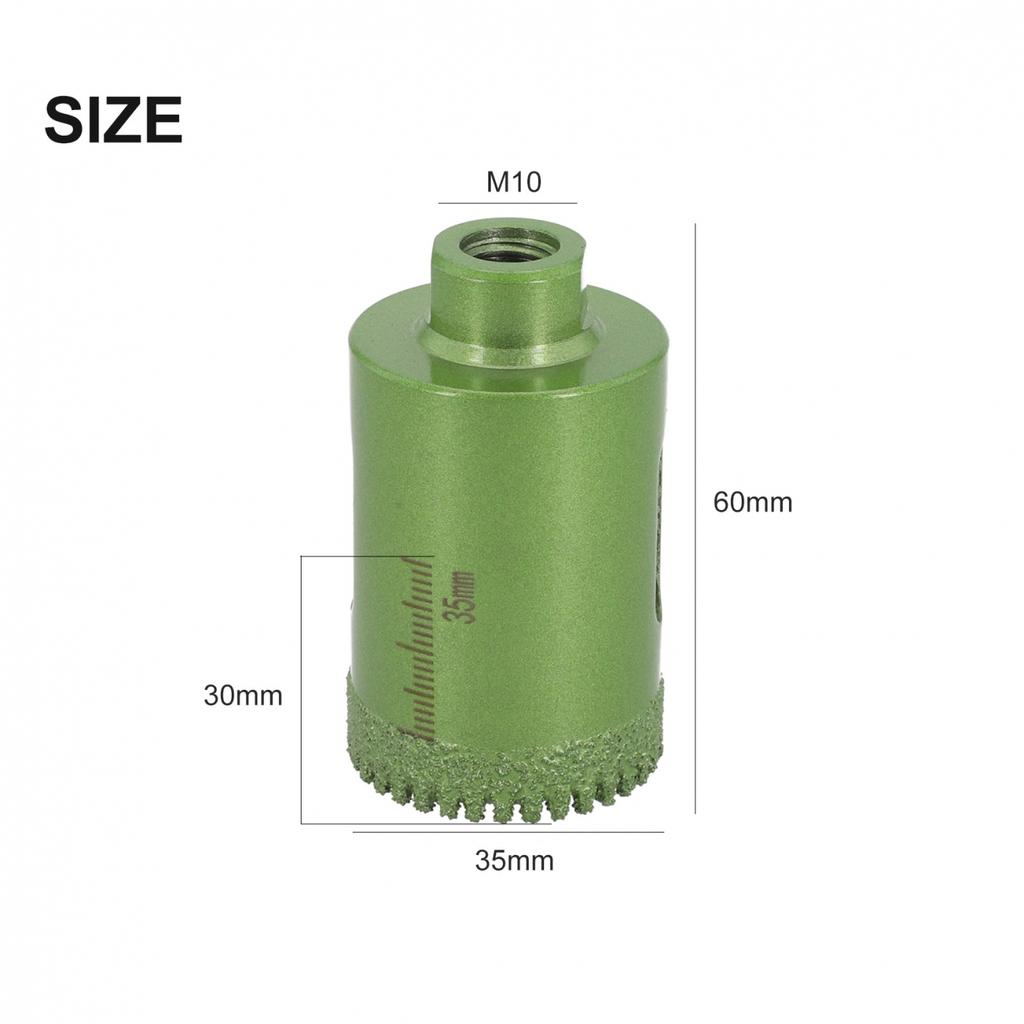 Freză carotieră Găurire uscată Nou-nouț Proces de brazare