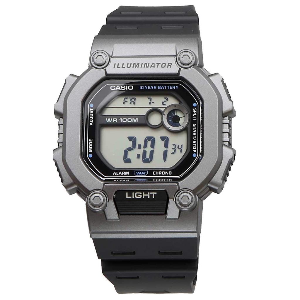 CASIO Digital Watch Standard Gray Metallic W-737H-1A2V
