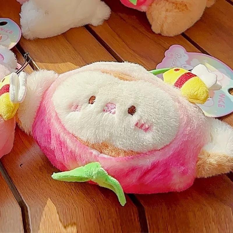 

Cute Cartoon Plush Keychain With Pp Cotton Filling For Backpack Decor And Gifts Style B