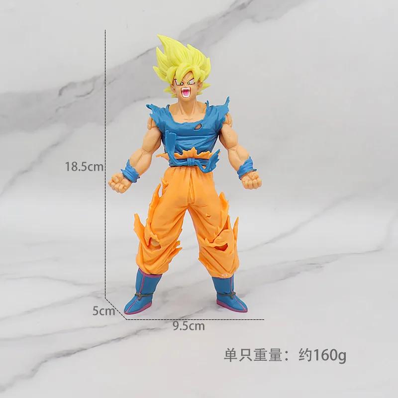 * Hot Sold Dragon Ball Son Goku Super Saiyan Anime Figure Goku Dbz Action Figure Model Gifts Collectible Figurines.