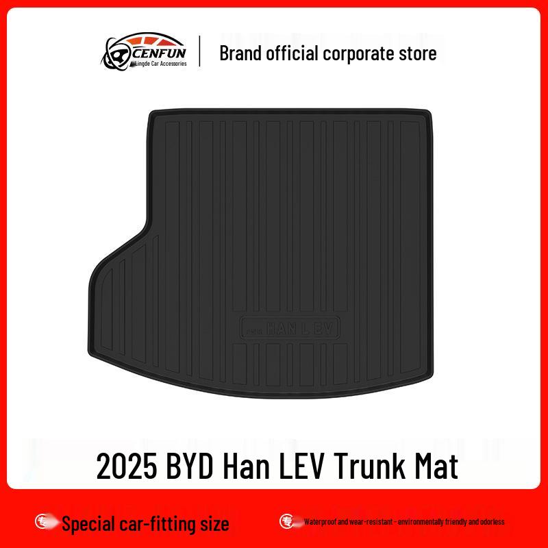 

Коврики для пола и багажника BYD Han L DM-i/EV TPE - Экологичные, Водонепроницаемые, Дизайн под карбоновое волокно Standard