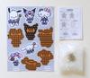 Hamanaka Craft Cut and Handmade Ornament Sanrio Characters Halloween Kit Paste! Pre-printed - - H481-101-009