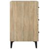 Maison Exclusive - Nachttisch Sonoma-Eiche 40x40x66 cm Holzwerkstoff