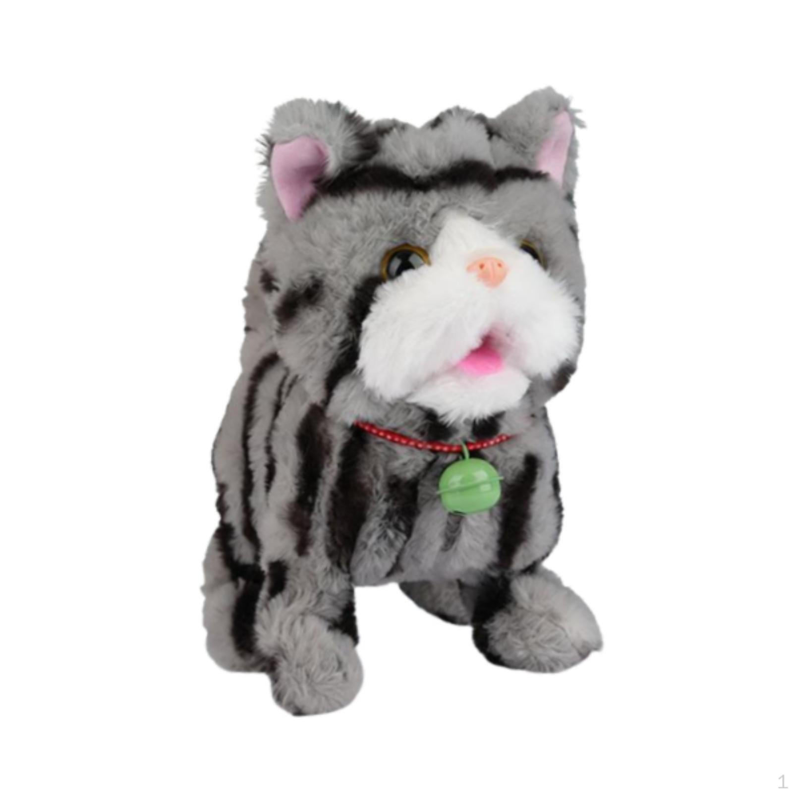 

Interactive Toy Figure Companion Animal Realistic Funny Multipurpose Electronic Pet with Record сірий колір
