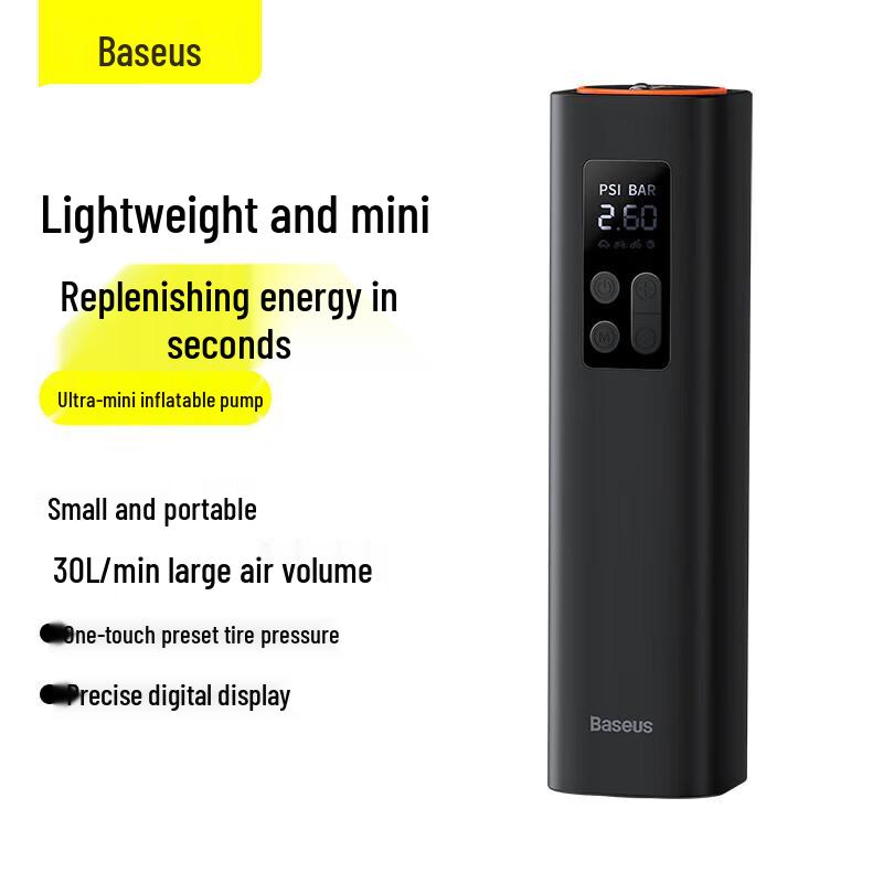 Baseus Portable Digital Car Tire Inflator & Air Pump