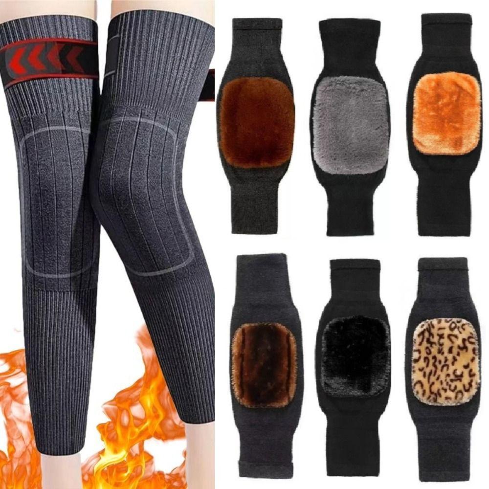Windproof Warm Knee Pads Cold-proof Winter Knee Brace Thermal Leg Warmers  Injury Recovery