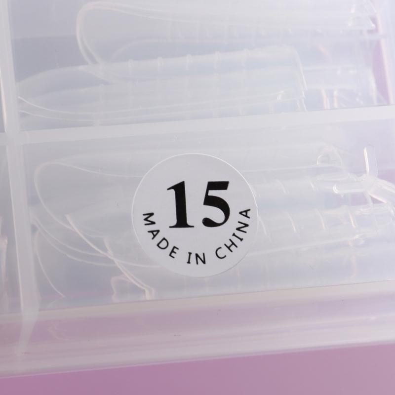 Poly-Extension Gel Dual Nail Form Builder Nail Gel Nail Molds Oval False Nail Tips for Gel Manicure Nail Art Designs