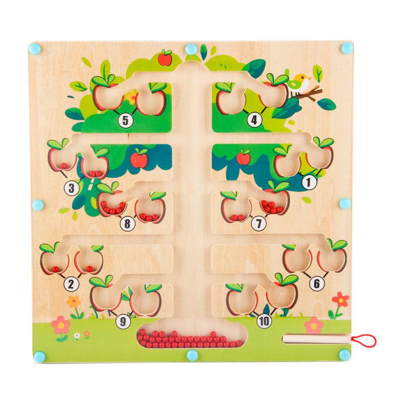 Magnetic Bead Board: Early Education Arithmetic Toy for Hand-Eye Coordination