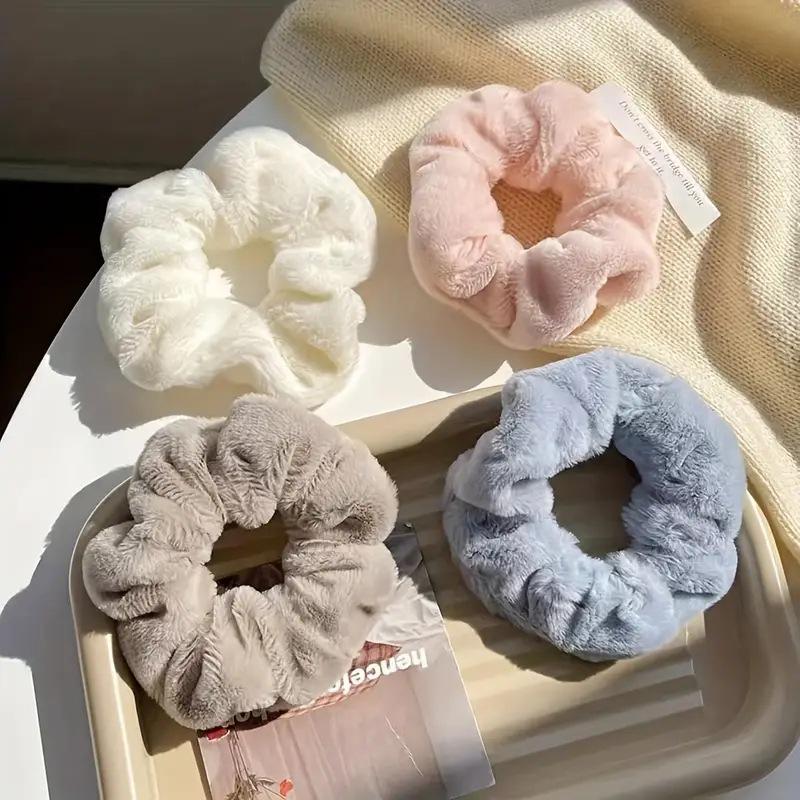 Plush Hair Ring: Autumn/Winter Fairy Style - Sweet, Versatile Hair Accessory for Women and Girls