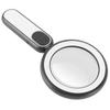 8X Rechargeable Magnifying Glass with Light 21Led 3 Mode Magnifying Glass for Kids Seniors Reading Black White