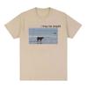 I May Be Stupid Cow on Beach Funny Meme T Shirt Men's Fashion O-Neck Short Sleeve T-shirt Casual Cozy Cotton Oversized T Shirts
