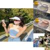 Chic Sun Protection Hat For Women Open Top Summer Visor Breathable And Comfortable