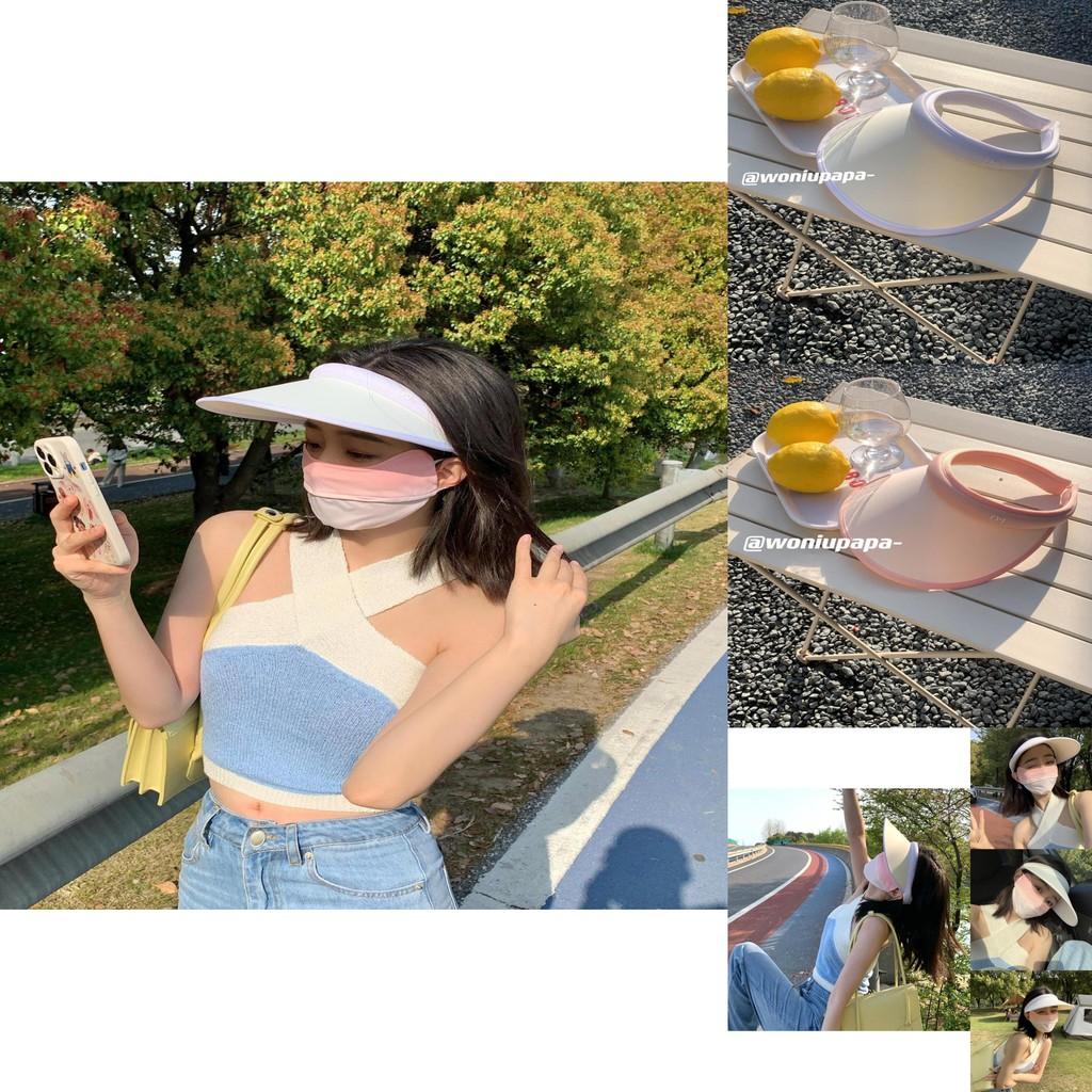 Chic Sun Protection Hat For Women Open Top Summer Visor Breathable And Comfortable