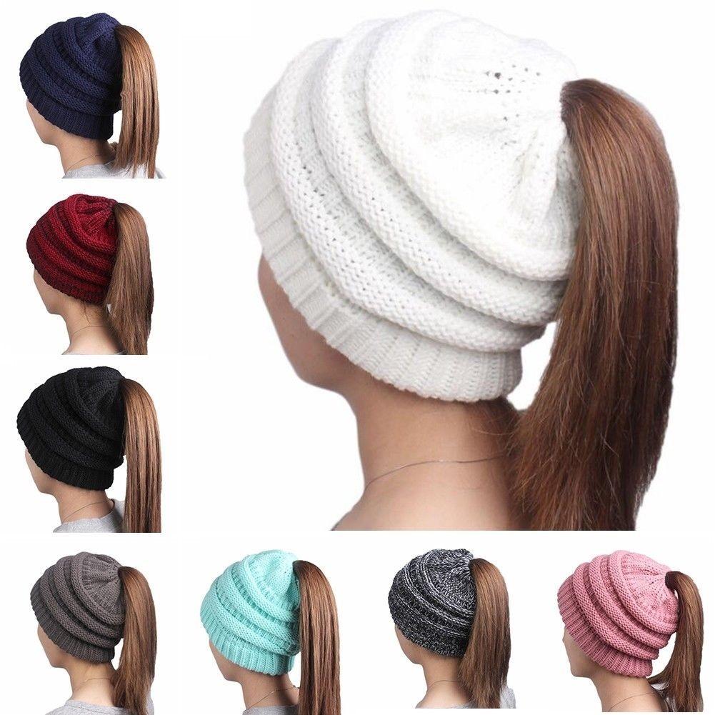 Stylish Women's Knit Beanie Hat For Winter Spring And Fall In Various Colors