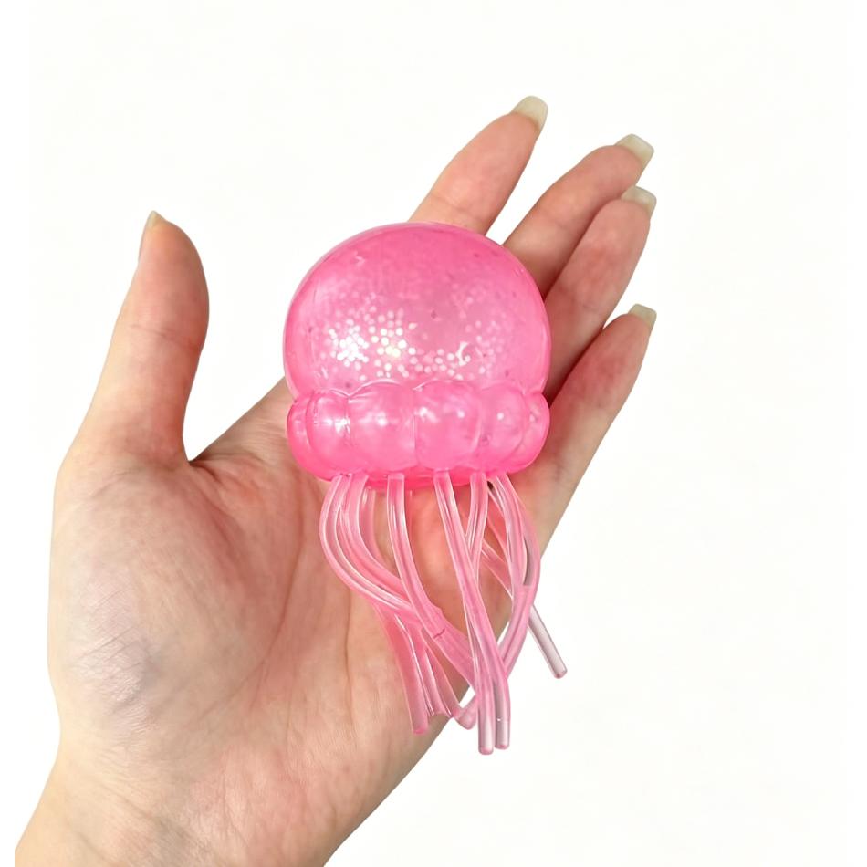 4 Styles Jellyfish Octopus Stress Balls For Kids Adults Squeeze Balls Sensory Fidget Toy Squishy Toys Gifts