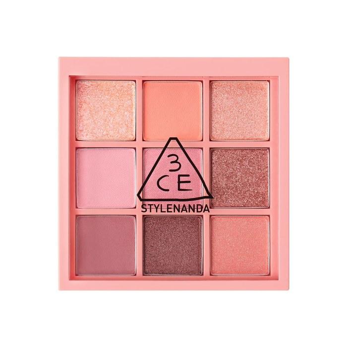 3CE Multi Eye Color Palette C Beach Muse 9 Colors Pink Eyeshadow (1 Count)
