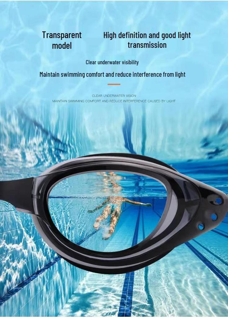 HD Anti-Fog Waterproof Adult Swim Goggles for Men & Women