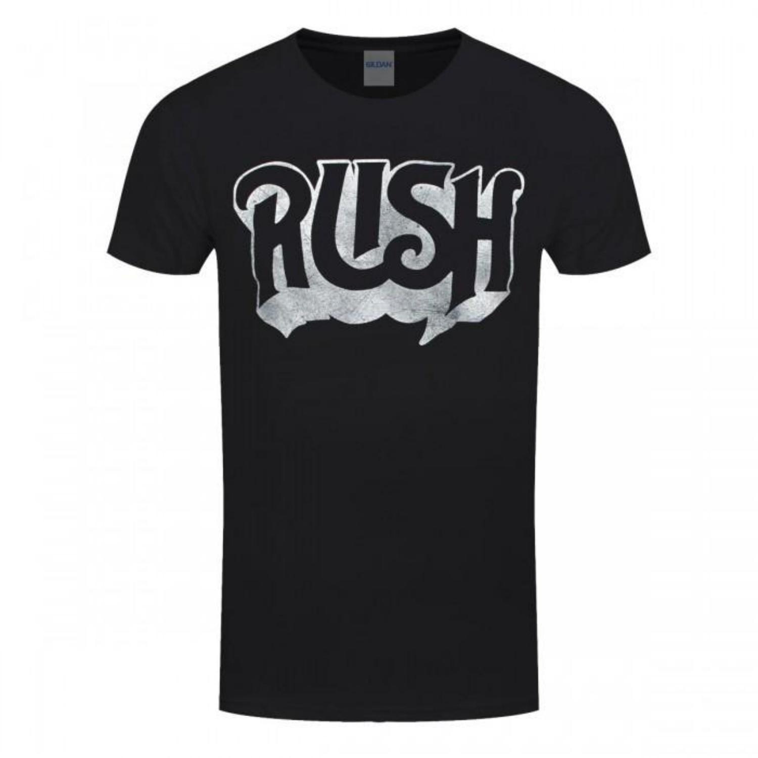 Rush Unisex Adult Logo Cotton T-Shirt S чёрный