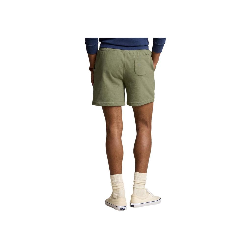 Polo Ralph Lauren Solid Color Mid Waist Loose Fit Casual Shorts Men shorts Tree-Green MNPOSHO1BQ20264-300