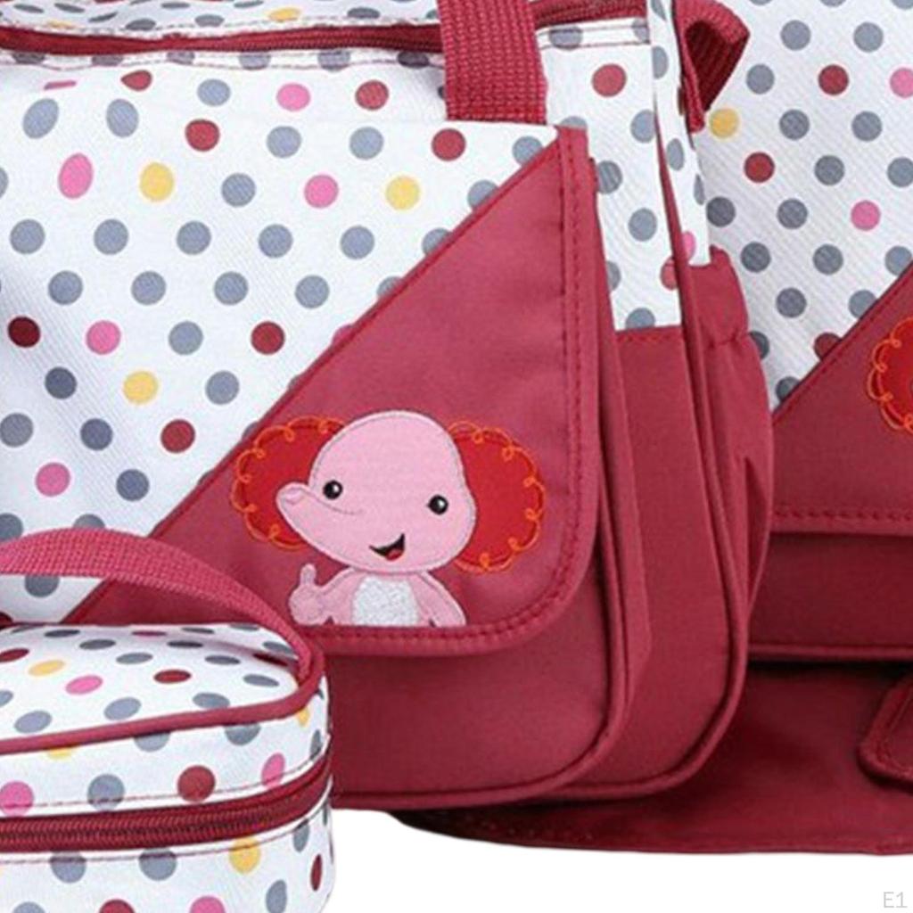 Diaper Bag Set Tote Shoulder Backpack Handbag for with Pockets Stylish