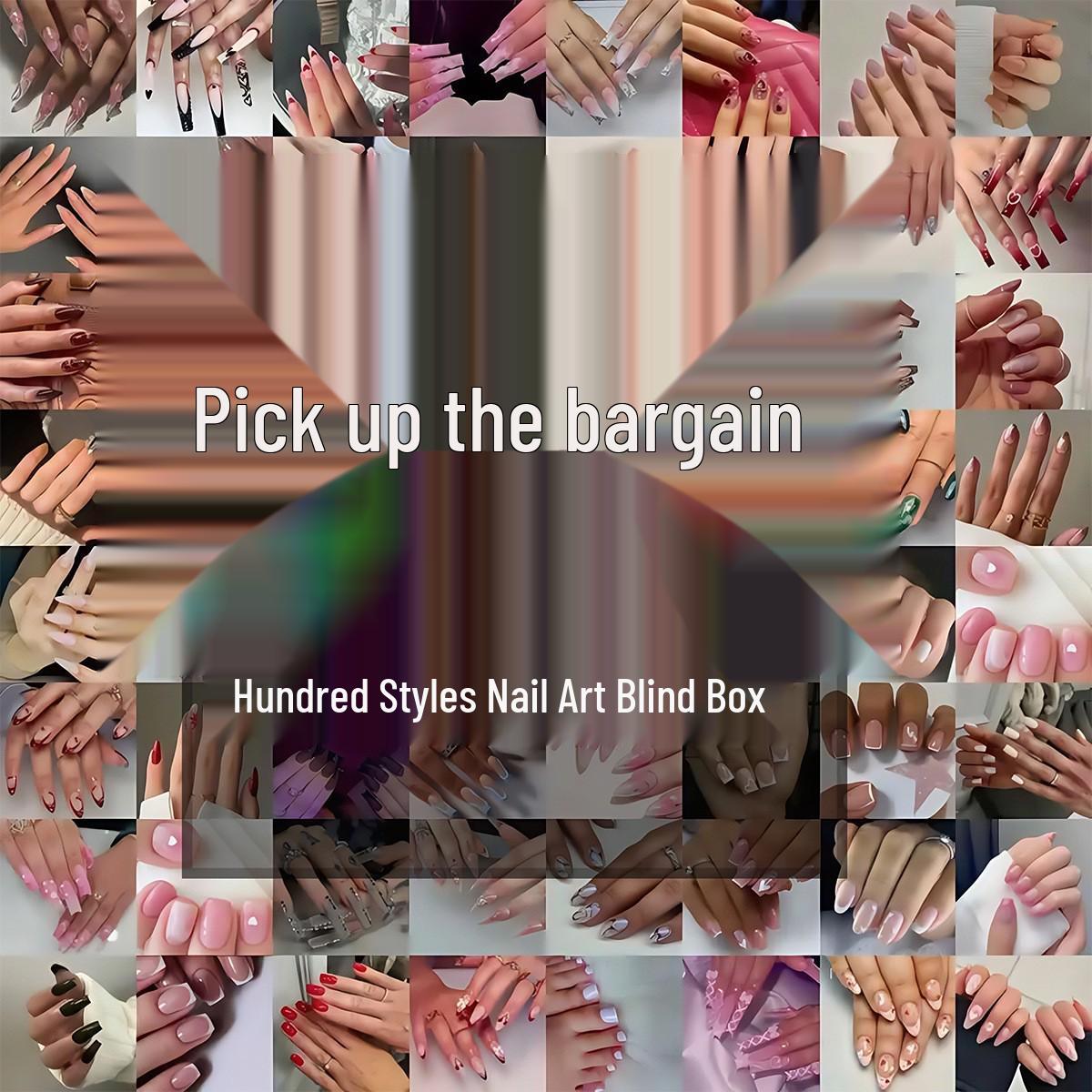 Nail Art Surprise Box: Trendy Wearable Nails, Random Styles