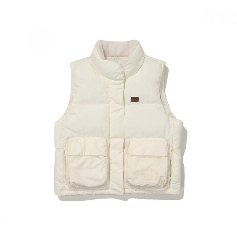Teddy Pocket Vest  Ivory 085