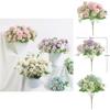 Dendranthema Morifolium Rose Wedding Decor Artificial Rose Bouquet For Photography And Home Celebration