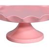 Cake Display Stand Elegant Pink Cake Stand for Versatile Dessert Display for Cupcake Dessert Fruit Pink(S)