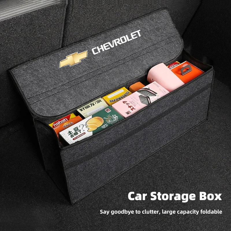 Car Trunk Organizer Bag Folding Tidying Box Storage Bins For Chevrolet Spark Captiva Cruze Malibu Equinox Trax Camaro Blazer