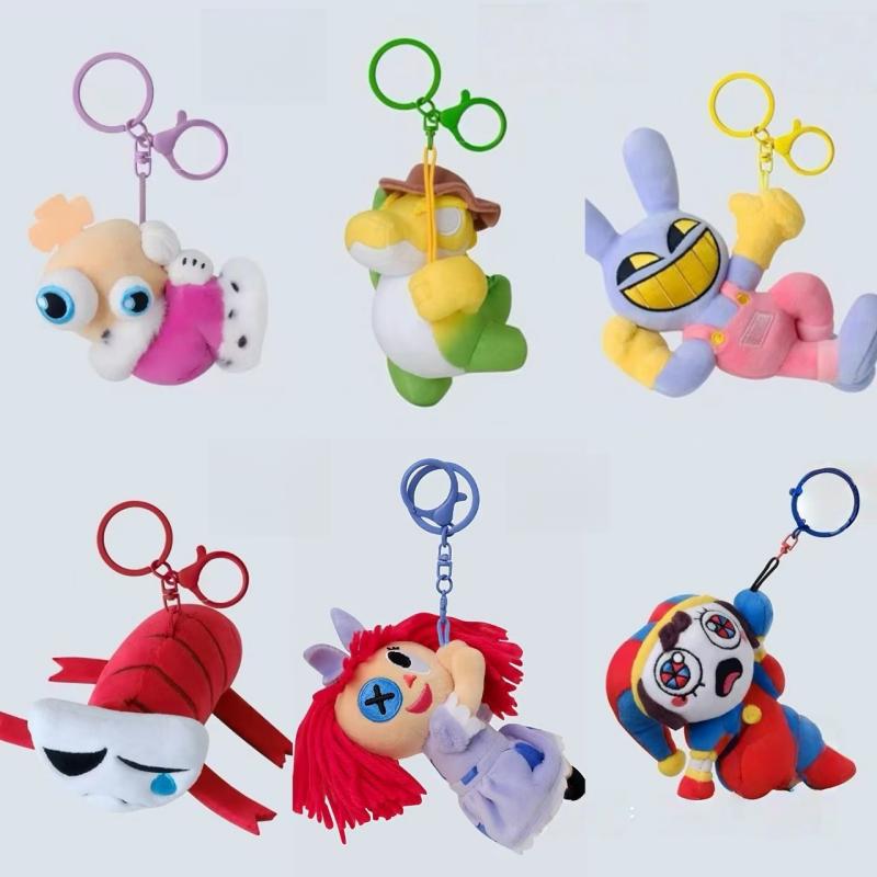 Genuine The Amazing Digital Pomni Plush Toy Soft Stuffed Clown Collectible Merchandise For Animation Fans Home Decor