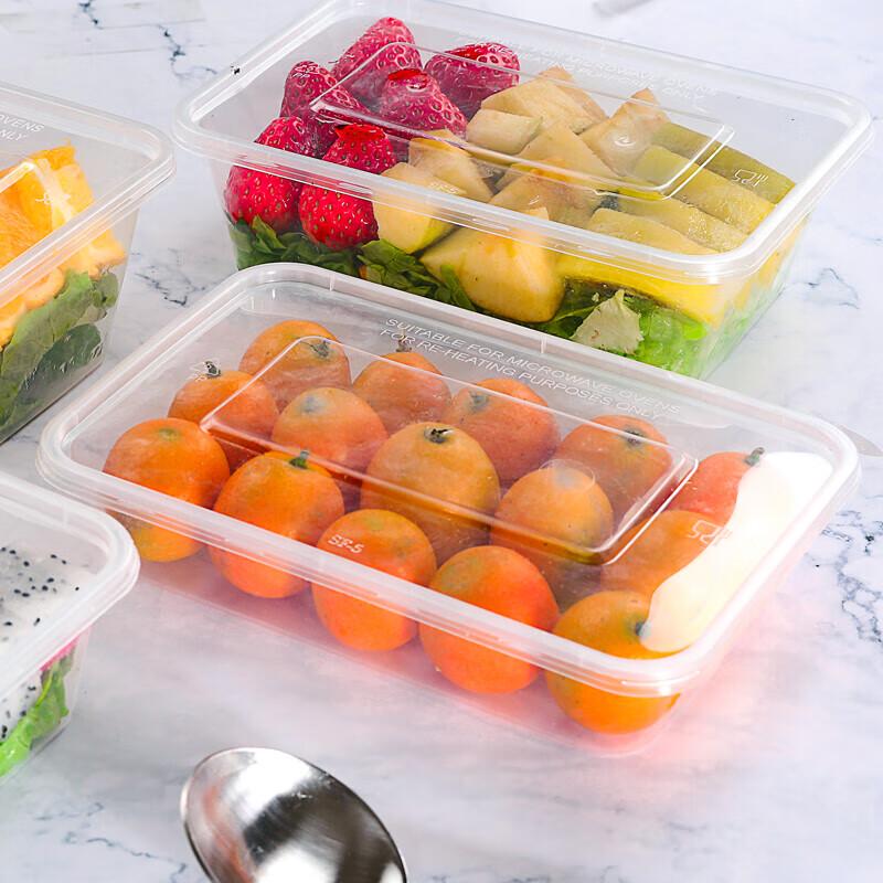 Si Gang Disposable Rectangular Plastic Food Containers