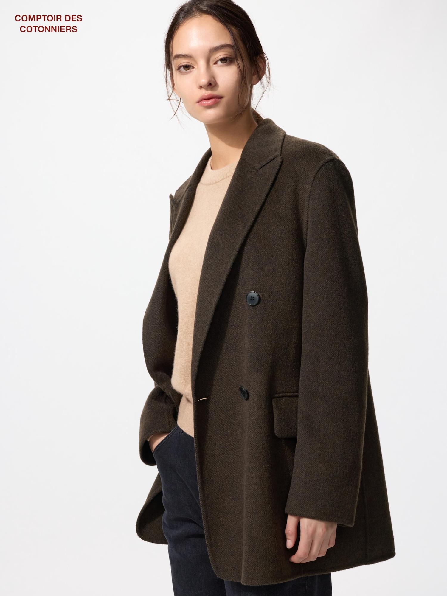 

Куртка двусторонняя Uniqlo 38 DARK BROWN/S