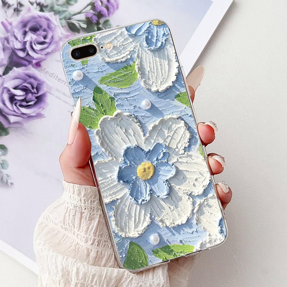 For Apple iPhone SE 2020 Case Popular Fashion Painted Cover 4.7'' Soft Silicone Phone Case For iPhone SE 2022 iPhoneSE 2020 Bags