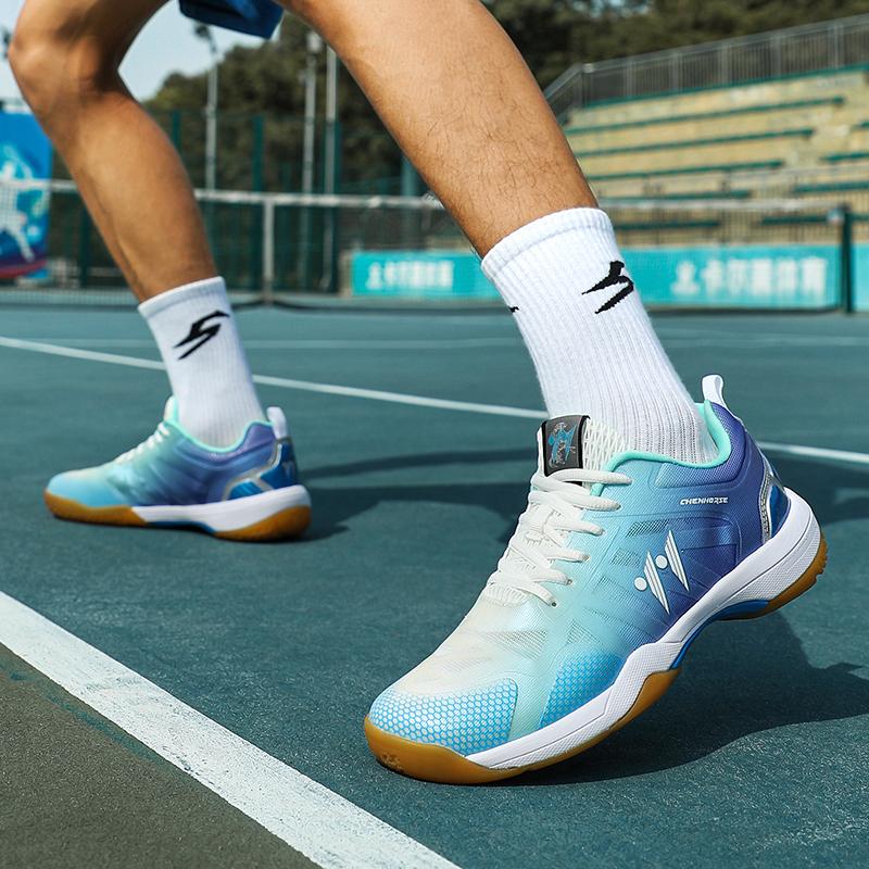 2025 New Men Women Running Shoes Volleyball Shoes Sport Couple Sneakers Indoor Court Shoes Badminton Training Shoes 36-45