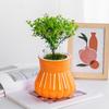 Self-watering Flowerpot with Self-absorbing Cotton Rope Creative Plastic Plant Pot Indoor