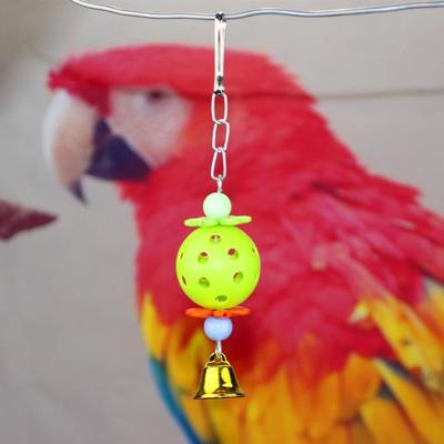 Colors Pet Parrot Toy Egg Bell Ball Hanging Petal Beads Parrot Toy Ball Pet Supplies Home Decroation Bird Supplies Sale
