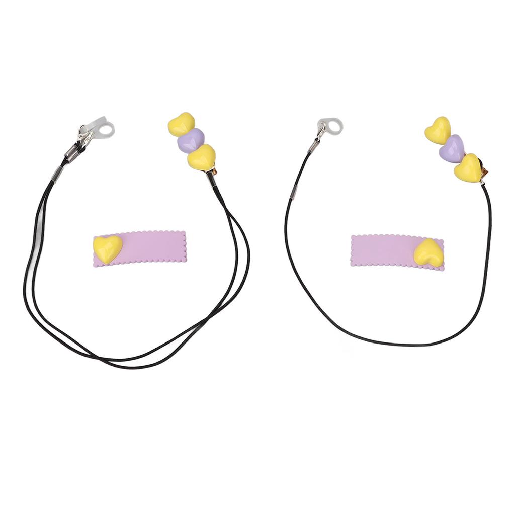 Hearing Aid Clip Prevent Lost Protective Stylish Single Ear Binaural Hearing Aid Lanyard with Hairpin for Child Seniors